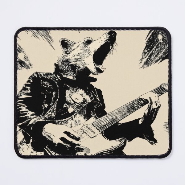 Item preview, Wolf in a mask plays guitar designed and sold by anytka.