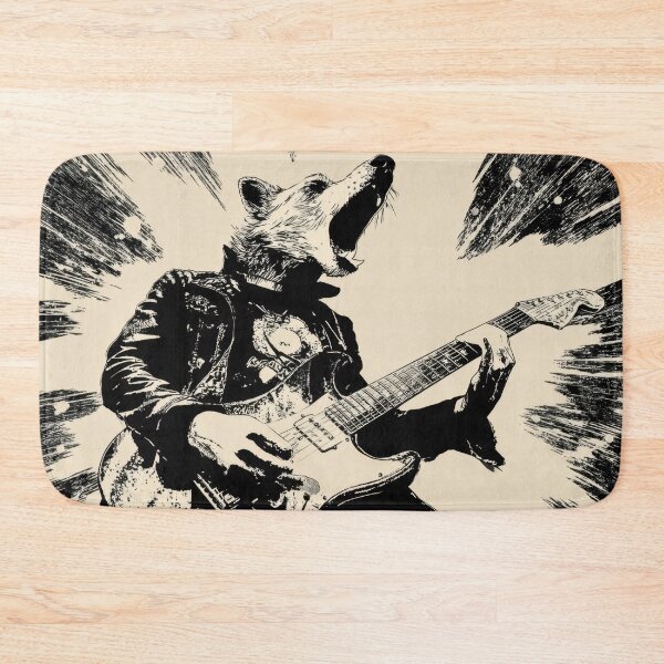 Item preview, Wolf in a mask plays guitar designed and sold by anytka.