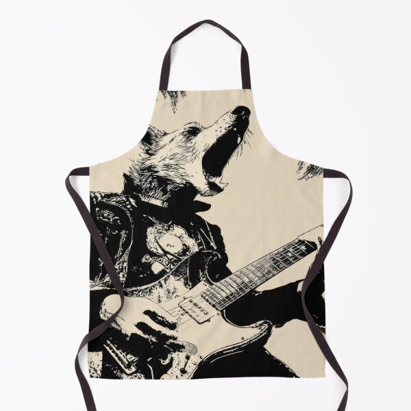 Item preview, Wolf in a mask plays guitar designed and sold by anytka.