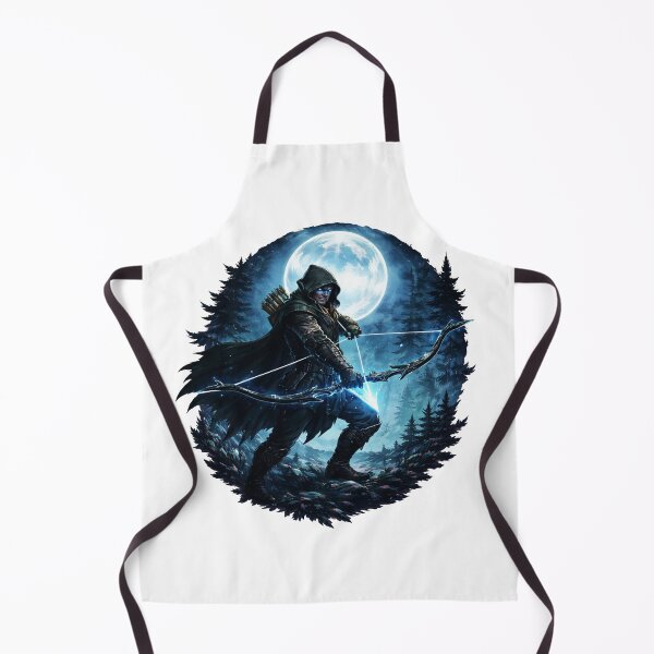 Item preview, Shadow Moon Elf Archer Fantasy Sticker designed and sold by Mystic Wild Studio.