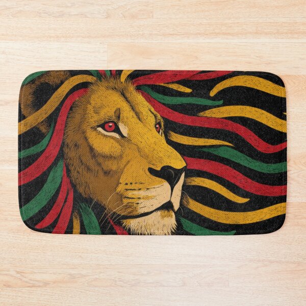 Item preview, Lion with colorful mane design designed and sold by anytka.
