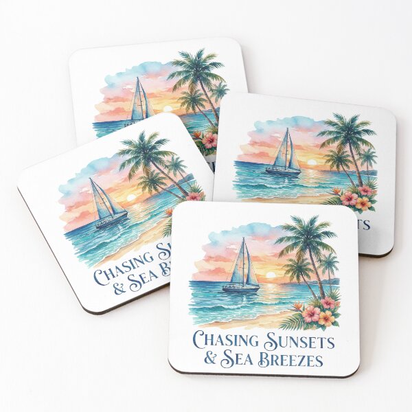 Item preview, Chasing Sunsets & Sea Breezes designed and sold by DucksAbducted.