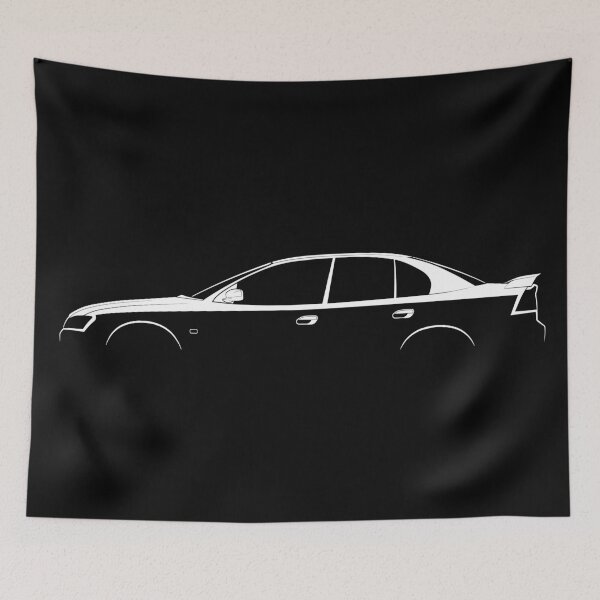 Item preview, Commodore SS VY (White) designed and sold by Car Silhouettes.