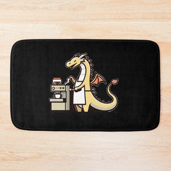 Item preview, Dragon Barista Coffee Lover Gift – Fantasy Café Design designed and sold by CyfroweMysli.