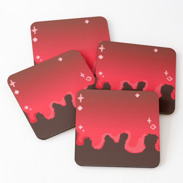 Item preview, Red background print. Pixel fan art. designed and sold by YaroshMaria.