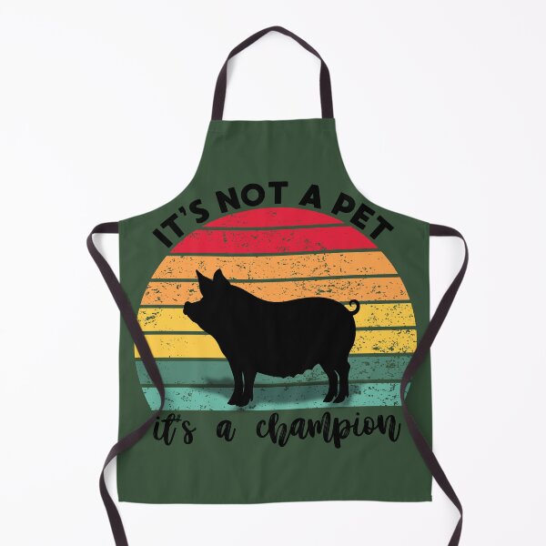 Item preview, Vintage Show Pig Silhouette – Retro Sunset Livestock Pig Lover County Fair Farm Life Design designed and sold by ArcticFoxStudio.