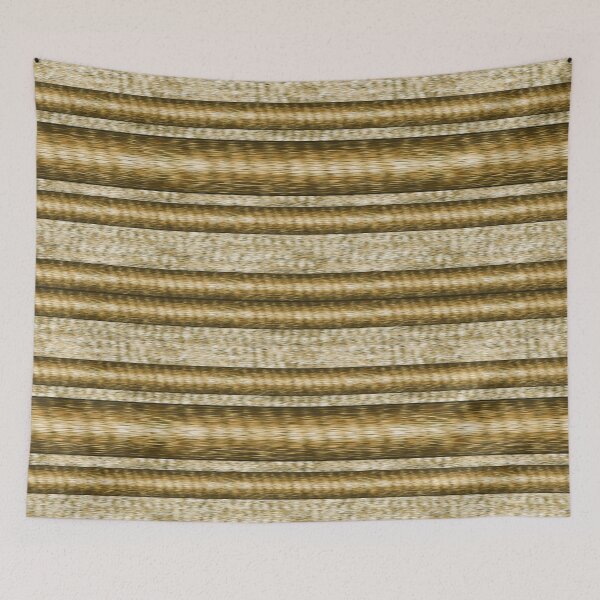 Item preview, Striped pattern with a fibrous texture in yellow designed and sold by Cherevan.
