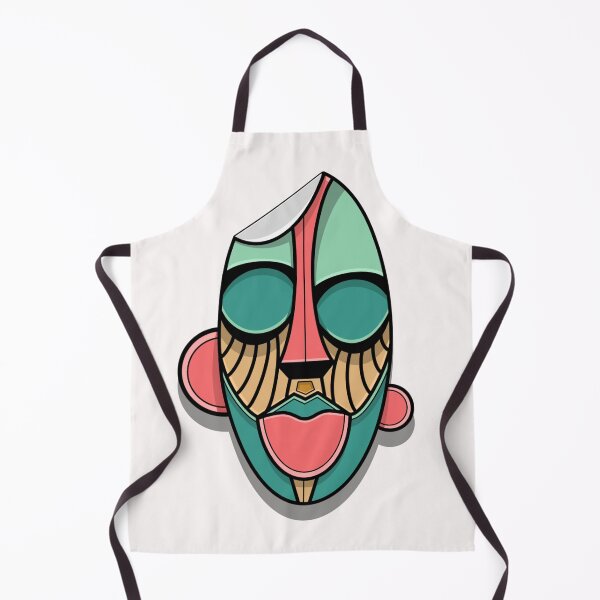 Item preview, Afro Mask - Peeling Sticker Effect retro designed and sold by ZERO-MIND.