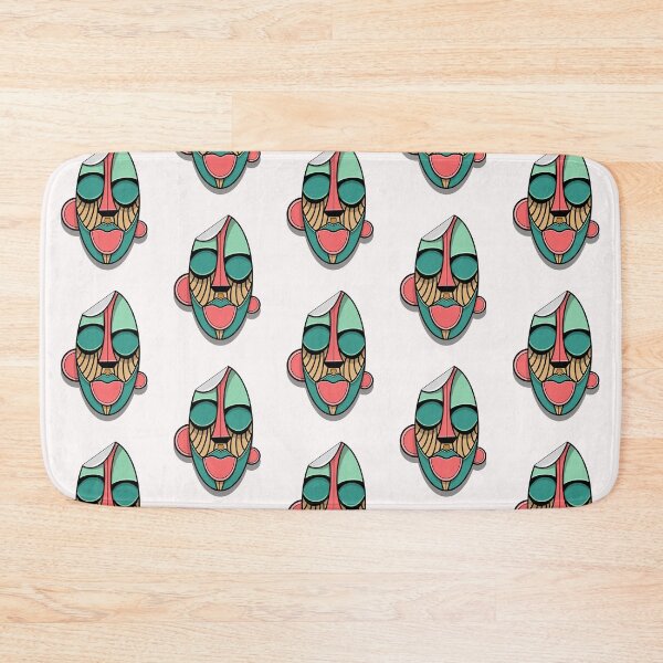 Item preview, Afro Mask - Peeling Sticker Effect retro designed and sold by ZERO-MIND.