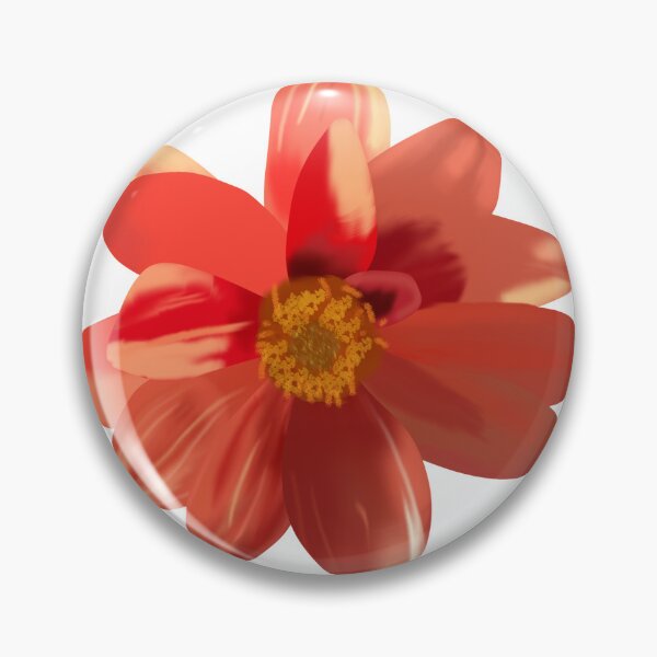 Item preview, Large red garden flower designed and sold by ReflectedCrafts.
