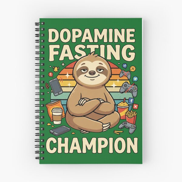 Item preview, Dopamine Fasting Champion Sloth Gamer Retro Funny Tee designed and sold by entinta2.