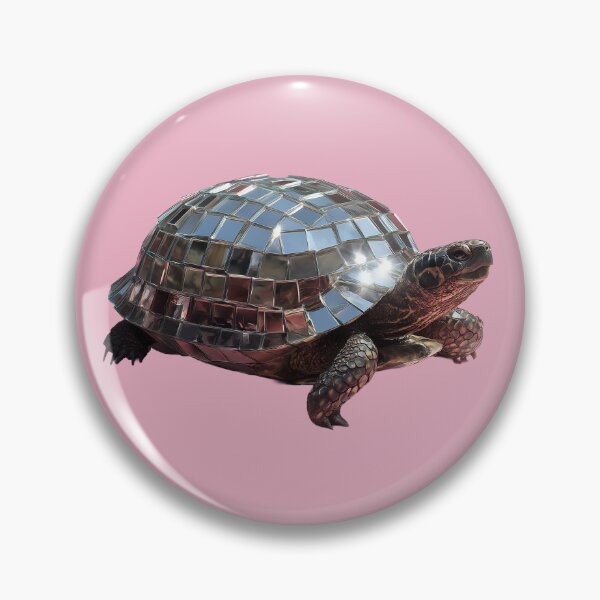 Item preview, Disco Turtle Mirror Ball Aesthetic designed and sold by Lala and Jull.