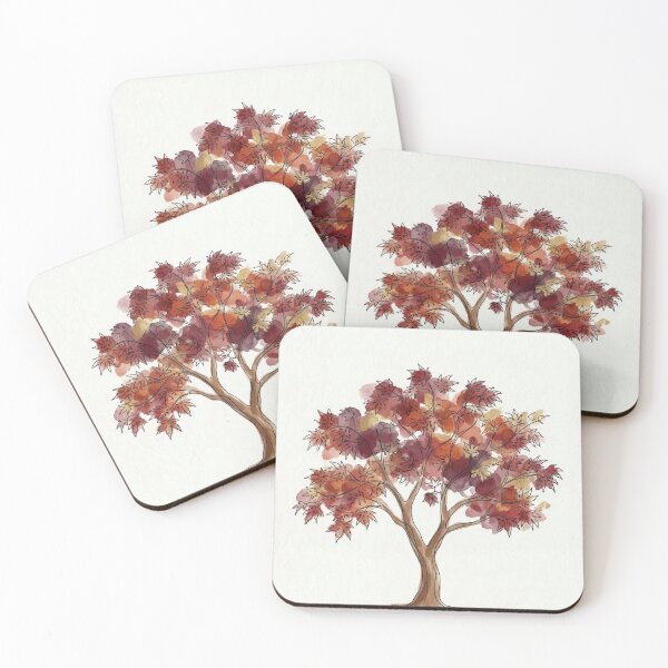 Item preview, Japanese Maple in Japandi style warm minimalism  designed and sold by The Timeless Inkwell.