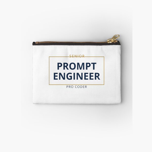 Item preview, Senior Prompt Engineer Badge Minimalist Tech designed and sold by peony66.