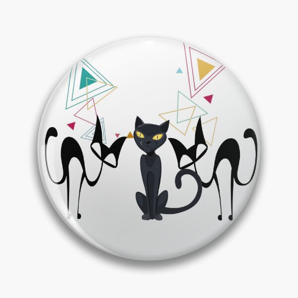 Item preview, Mid Century Modern Cat Shirt | Atomic Feline Design designed and sold by WavesOnOcéano.