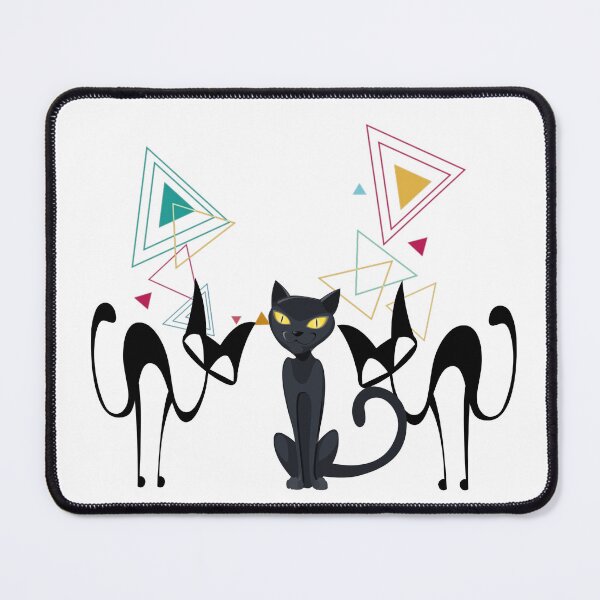 Item preview, Mid Century Modern Cat Shirt | Atomic Feline Design designed and sold by WavesOnOcéano.