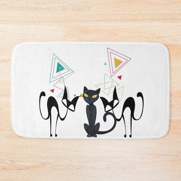 Item preview, Mid Century Modern Cat Shirt | Atomic Feline Design designed and sold by WavesOnOcéano.
