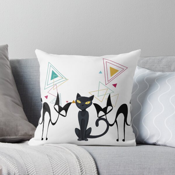 Item preview, Mid Century Modern Cat Shirt | Atomic Feline Design designed and sold by WavesOnOcéano.