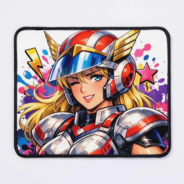Item preview, Neon City Heroine: Vibrant Yellow Armor designed and sold by JonelleTshirts.