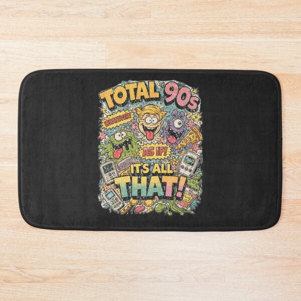 Item preview, Totally 90s It’s All That – Retro Cartoon Chaos Design, Vintage Distressed Y2K Aesthetic designed and sold by Studio Yvonne .