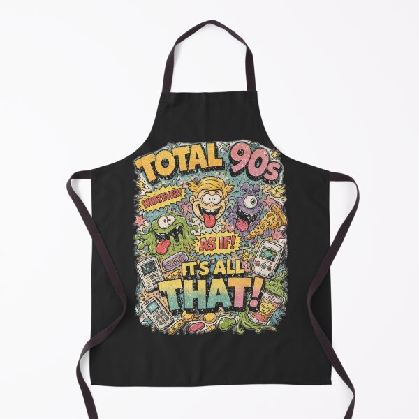 Item preview, Totally 90s It’s All That – Retro Cartoon Chaos Design, Vintage Distressed Y2K Aesthetic designed and sold by Studio Yvonne .