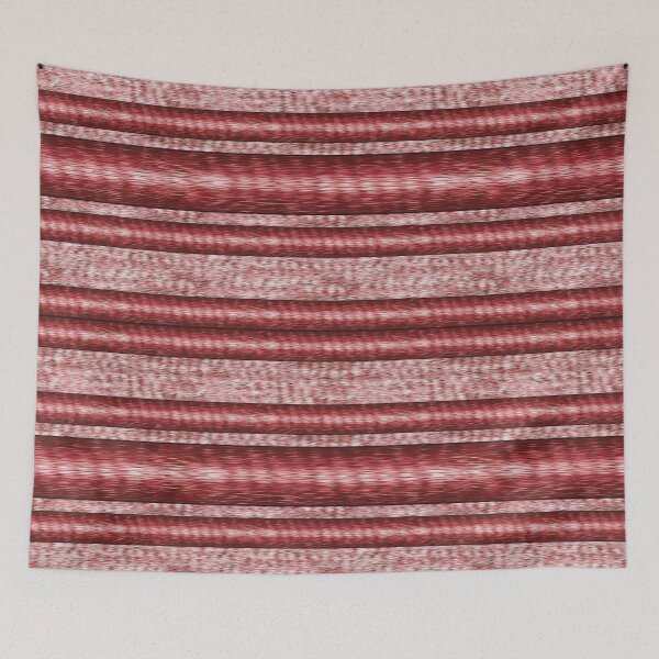 Item preview, Striped pattern with fibrous texture in red designed and sold by Cherevan.