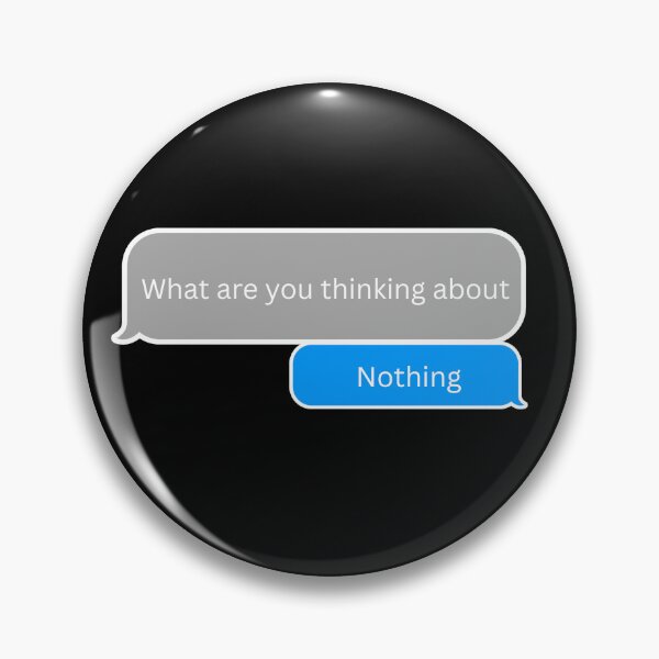 Item preview, “What Are You Thinking About?” | Overthinking Text designed and sold by UnspokenPsy.