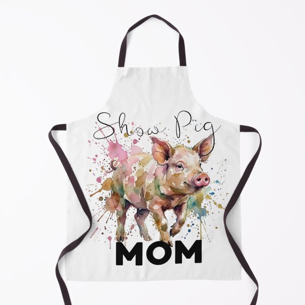 Item preview, Show Pig Mom Watercolor Design – Colorful Livestock Pig Lover County Fair Farm Life Gift designed and sold by ArcticFoxStudio.