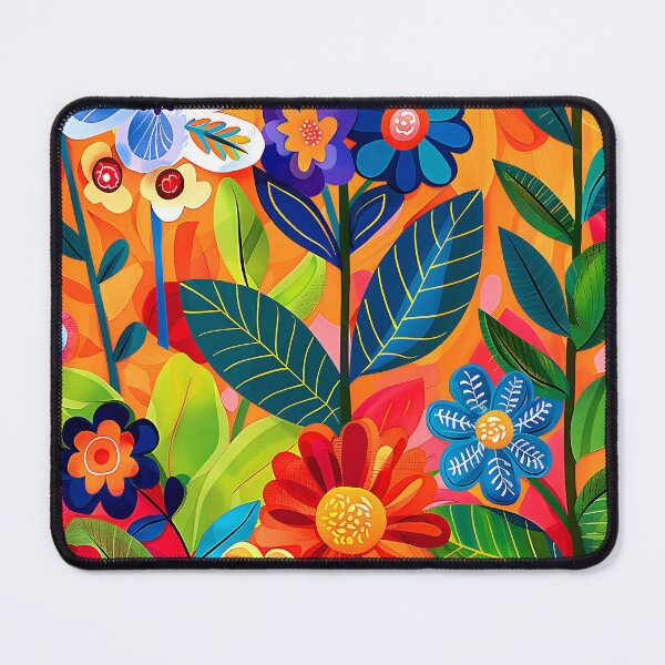 Item preview, Hippie 1960's Colorful Funky Flowers Vibrant Art Designs designed and sold by DEC02.