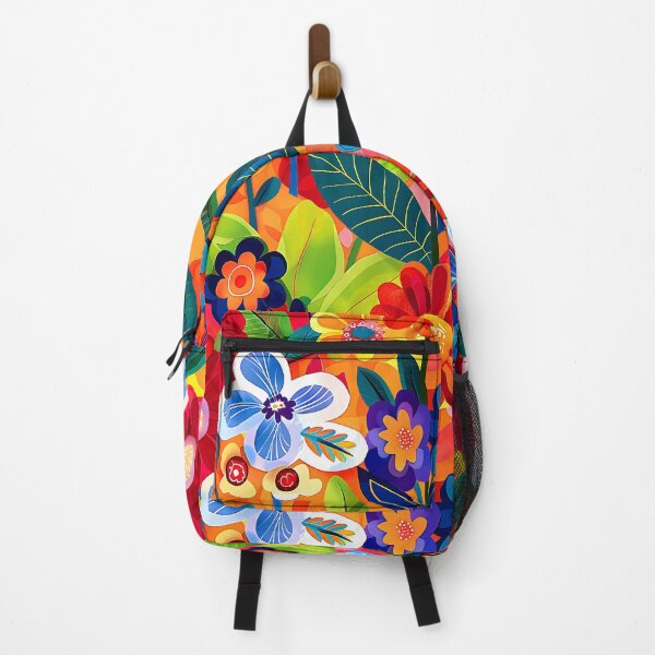Item preview, Hippie 1960's Colorful Funky Flowers Vibrant Art Designs designed and sold by DEC02.