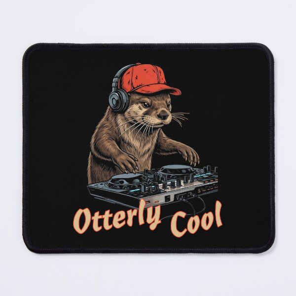 Item preview, Otterly Cool DJ - Otter pun designed and sold by SidTastic .