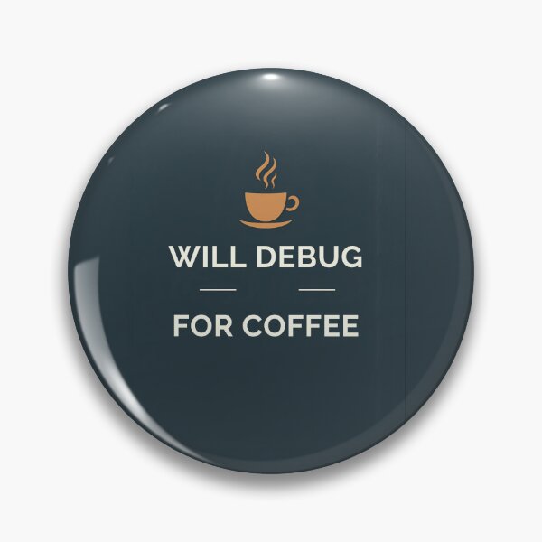 Item preview, Will Debug For Coffee Funny Developer Sticker designed and sold by peony66.