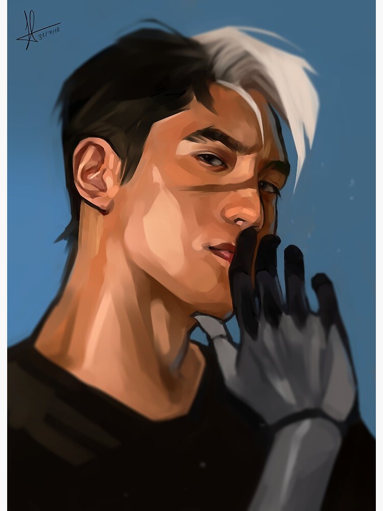 Voltron Shiro Realistic Art Board Print By Gentlegirlyx Redbubble