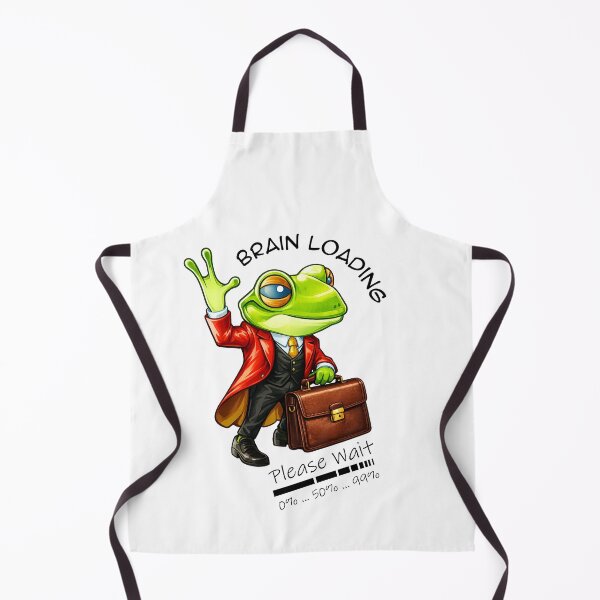 Item preview, Brain Loading… Please Wait – Work Mode Frog designed and sold by Dinaelsherkawy.