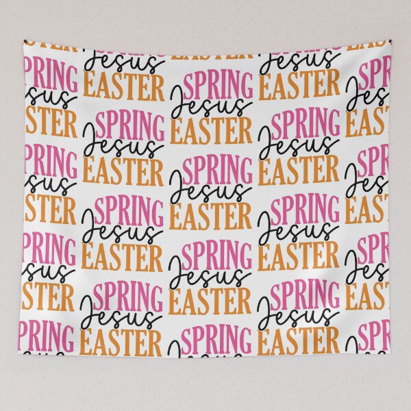 Item preview, Spring Jesus Easter - Floral Christian Faith Pastel Aesthetic designed and sold by FuzionRaptor.