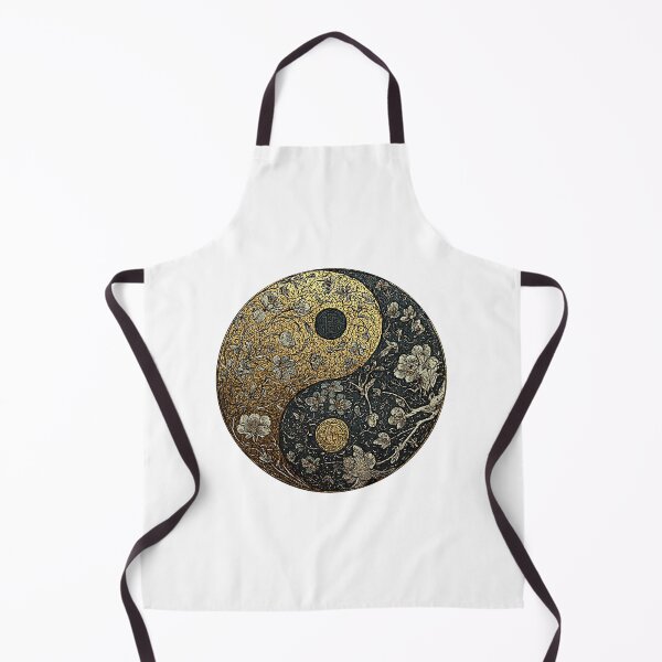 Item preview, Yin Yang Golden Floral Harmony designed and sold by Tomasso76.