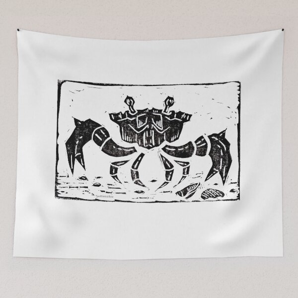 Item preview, lino crab designed and sold by petselkie.