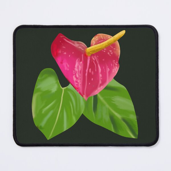 Item preview, Red anthurium flower designed and sold by ReflectedCrafts.