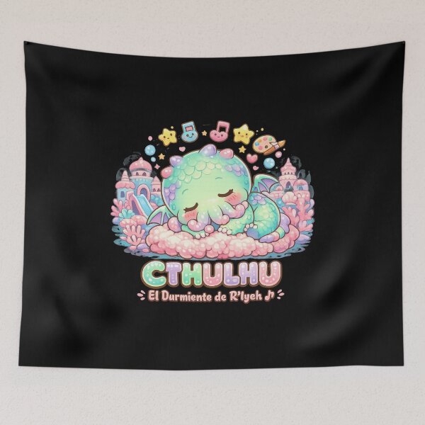 Item preview, Sleeping Kawaii Cthulhu designed and sold by elglotonmusical.