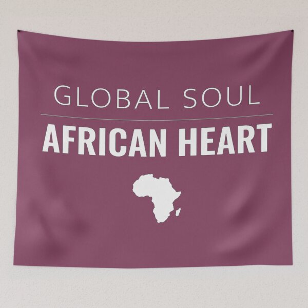 Item preview, Coloured Global Soul African Heart Afro Minimalist Culture Design gift for women designed and sold by The Melanic.