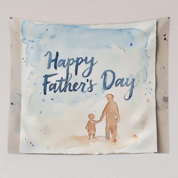 Item preview, Gentle Steps Father and Son designed and sold by TinCatOutPost.