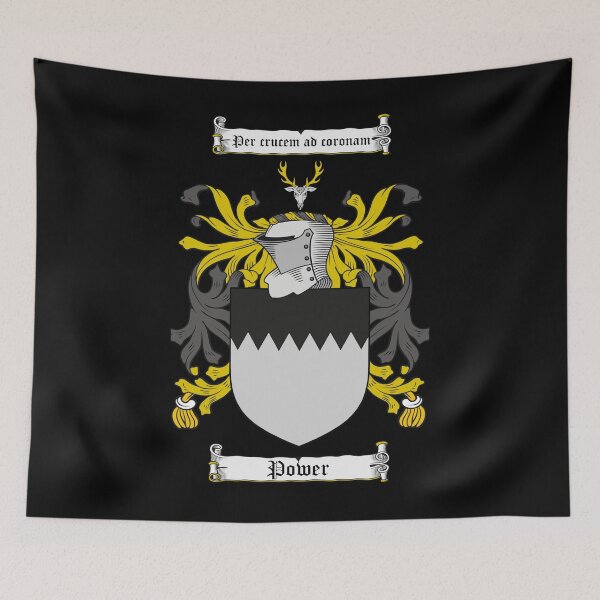 Item preview, Power (Irish) Coat of Arms (Family Crest) designed and sold by FrumTheMindOf.