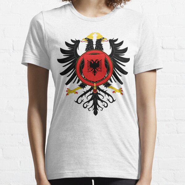 Albania Proud Coat Of Arms With Eagle Personalized Polo Shirt - Tagotee