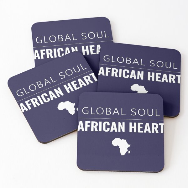 Item preview, Global Soul African Heart Afro Minimalist Culture Design Gift for men  designed and sold by The Melanic.
