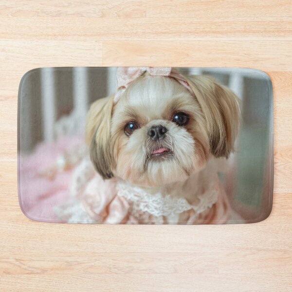 Item preview, Shih Tzu Puppy in Pink Dress designed and sold by Elisabeth Lucas.