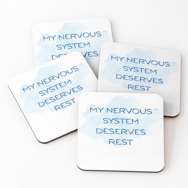 Item preview, My Nervous System Deserves Rest Mug – Daily Calm Reminder Coffee Cup Mental Health Gift designed and sold by Like it.