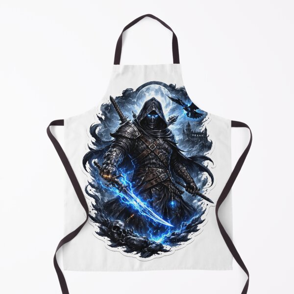 Item preview, Shadow Assassin Dark Fantasy Warrior Sticker designed and sold by Mystic Wild Studio.