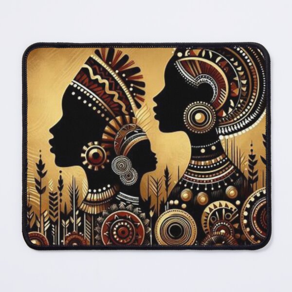 Item preview, Black Gold Silohettes, Tribal Art designed and sold by Shs-Kenya.