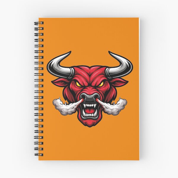 Item preview, Furious Bull Snorting Smoke – Rage Power Mascot Logo designed and sold by MerlinWear.