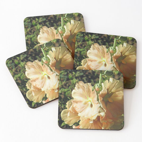 Item preview, Peach Hollyhock designed and sold by Katy Fryd.